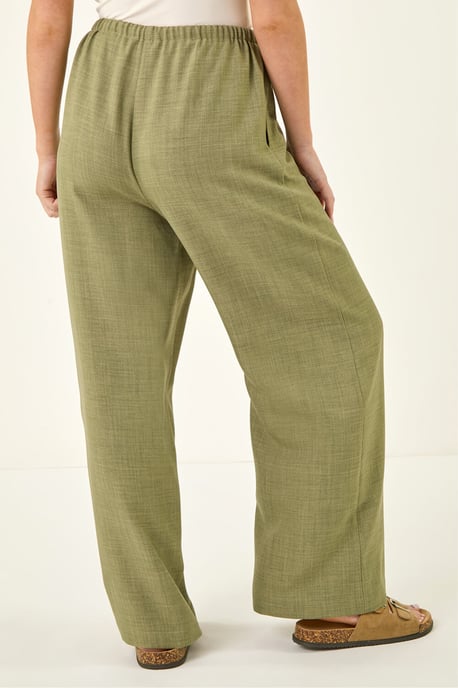 Petite Pull On Woven Trouser - Image 3