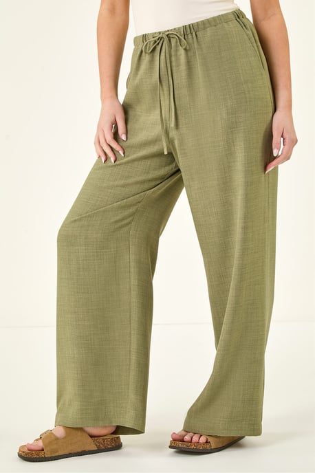 Petite Pull On Woven Trouser - Image 4