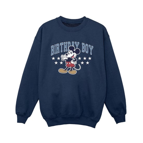 Disney Jongens Mickey Mouse Verjaardags Sweatshirt (Marineblauw) - Image 1