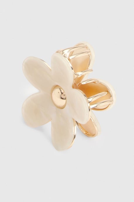 Marble Flower Hair Clip - Image 3