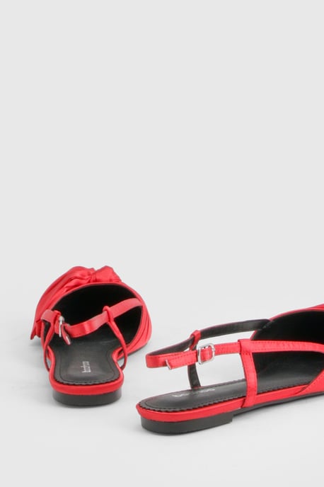 Premium Bow Detail Pointed Flats - Image 4