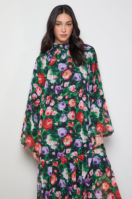 Trapeze Boho Maxi Dress - Image 2