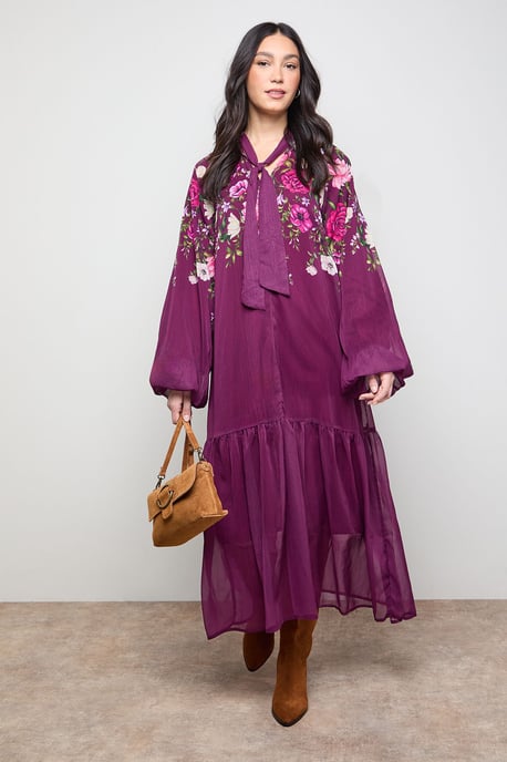 Trapeze Boho Maxi Dress - Image 2