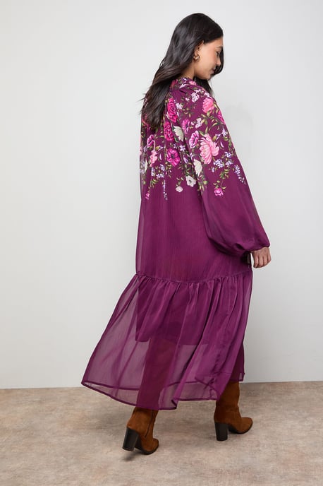 Trapeze Boho Maxi Dress - Image 3