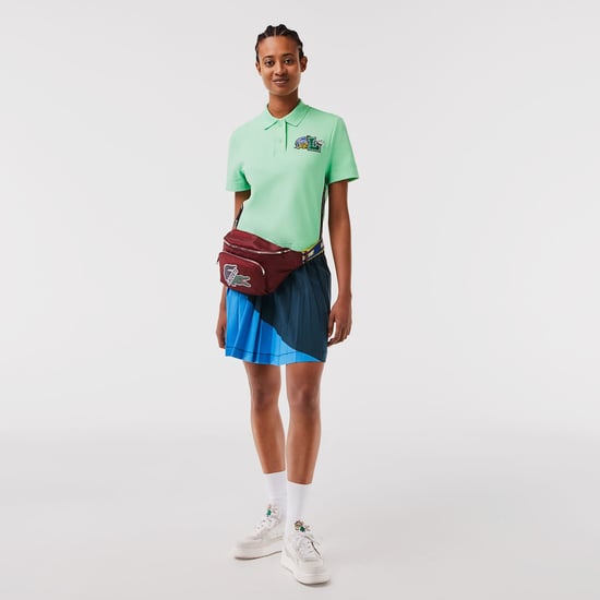 Women's Lacoste Regular-Fit Polo Shirt in Green - Image 4