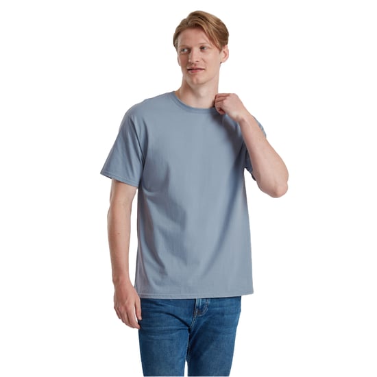 Fruit of the Loom Unisex Volwassenen 100% Katoenen T-Shirt (Mineral Blauw) - Image 3