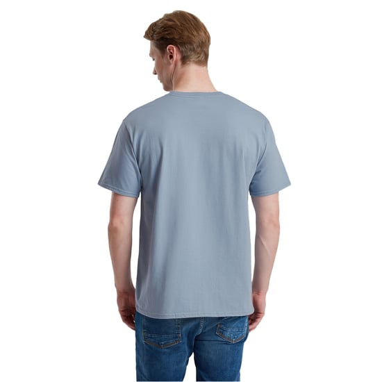 Fruit of the Loom Unisex Volwassenen 100% Katoenen T-Shirt (Mineral Blauw) - Image 4