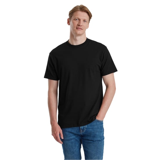 Fruit of the Loom Unisex Volwassenen 100% Katoenen T-Shirt (Zwart) - Image 3