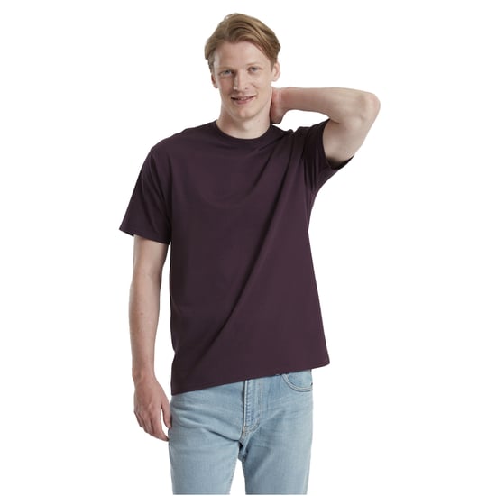 Fruit of the Loom Unisex Volwassenen 100% Katoenen T-Shirt (Donker Pruim) - Image 3