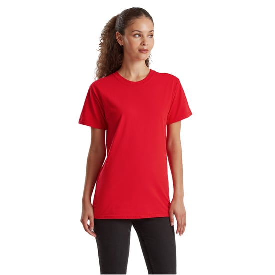 Fruit of the Loom Unisex Volwassenen 100% Katoenen T-Shirt (Rood) - Image 3