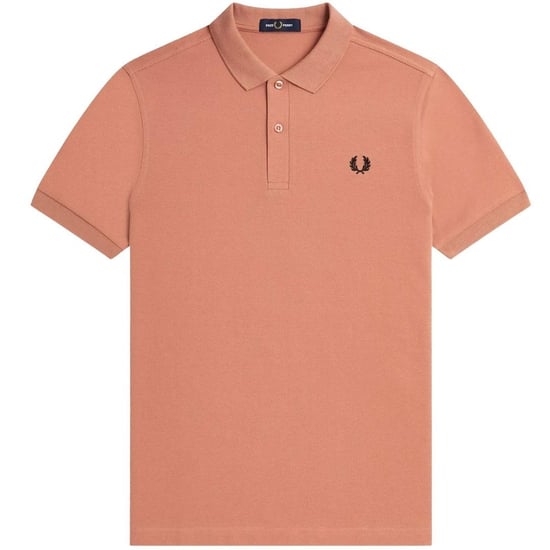 Fred Perry Herenpoloshirt met dubbele kraag (Perzik) - Image 1