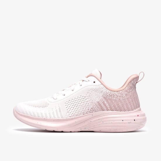 Izza Knit Light Pink Combi Trainers - Image 2