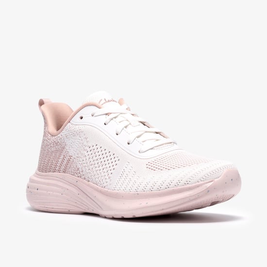 Izza Knit Light Pink Combi Trainers - Image 4