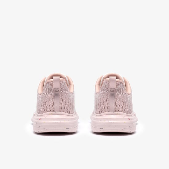 Izza Knit Light Pink Combi Trainers - Image 5