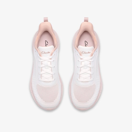 Izza Knit Light Pink Combi Trainers - Image 6
