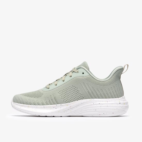 Izza Knit Olive Knit Trainers - Image 2