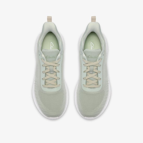 Izza Knit Olive Knit Trainers - Image 6