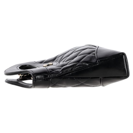 Chanel 31 Nano CC Logo Chain Bag in Black Leather - Image 3