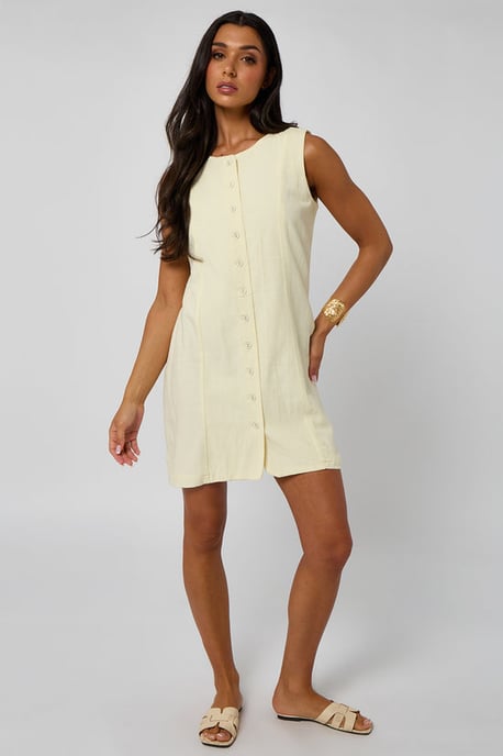 Button Down Mini Dress - Image 1