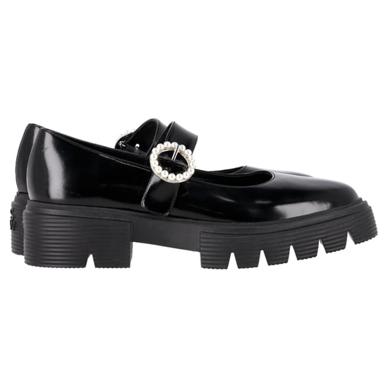Stuart Weitzman Nolita Platform Mary Janes in Black Patent Leather - Image 1