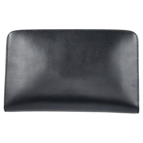 Alexander McQueen Studded Heroine Plat Pouch in Zwart Leer - Image 4