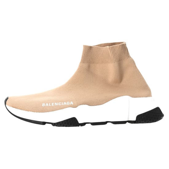Balenciaga Speed Sneakers in Beige Polyester - Image 2