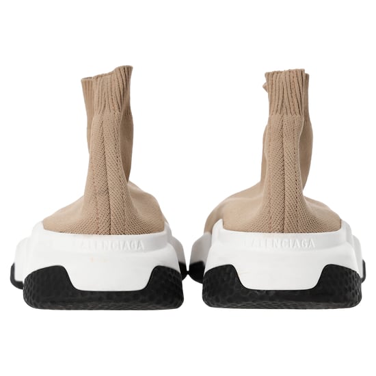 Balenciaga Speed Sneakers in Beige Polyester - Image 3