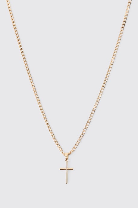 Gold Cross Necklace - Image 2