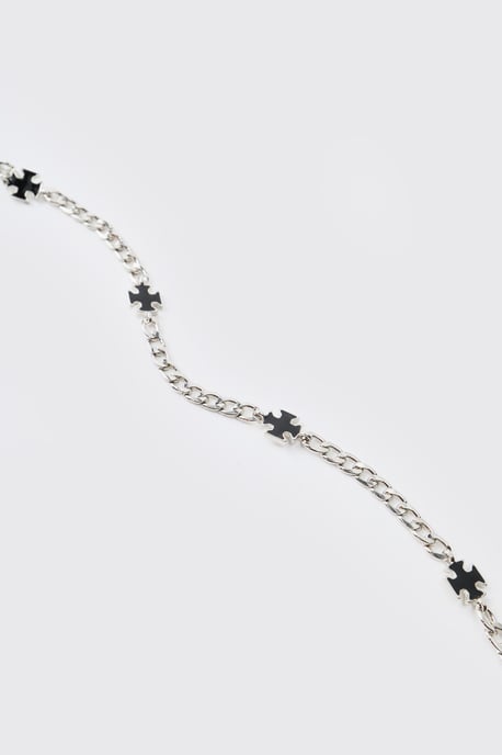 Cross Link Silver Necklace - Image 4