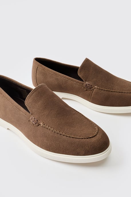 Faux Suede Loafer - Image 3