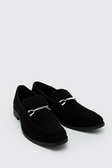 Faux Suede Snaffle Loafer - Image 1
