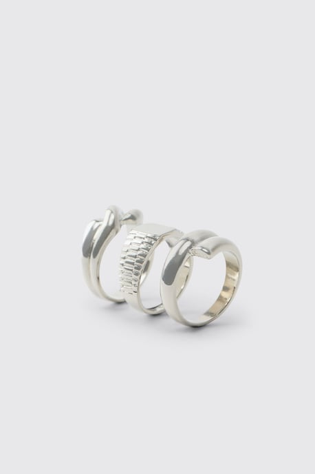 3 Pack Chunky Rings - Image 3