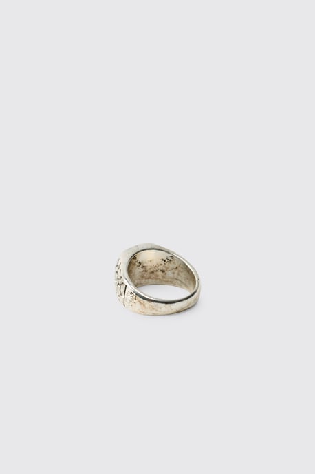 Chunky Cross Signet Ring - Image 3