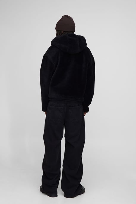 Relaxed Fit Borg Toggle Duffle Coat - Image 2