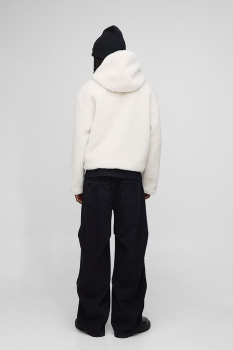 Relaxed Fit Borg Toggle Duffle Coat - Image 2