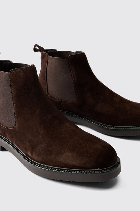 Real Suede Leather Chelsea Boot - Image 3