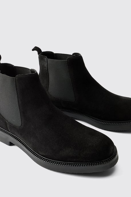 Real Suede Leather Chelsea Boot - Image 3