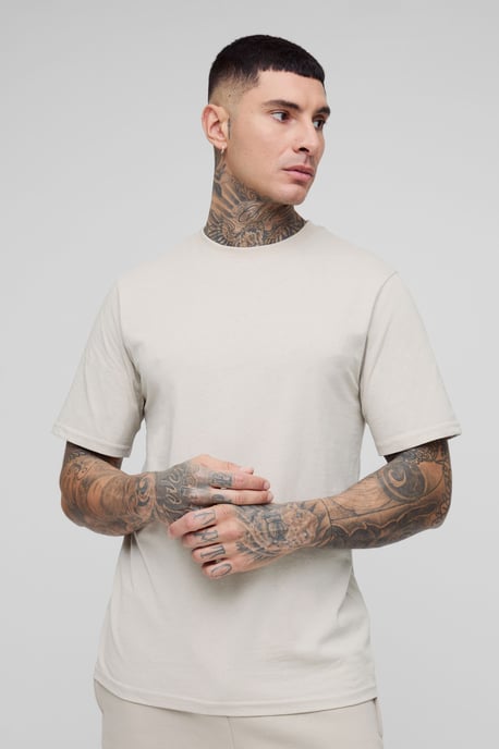 Tall Basic Crew Neck Regular Fit T-shirt - Image 1