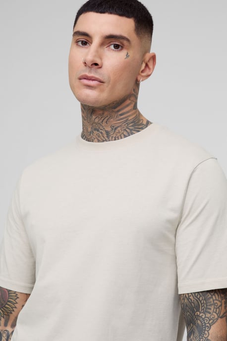 Tall Basic Crew Neck Regular Fit T-shirt - Image 3