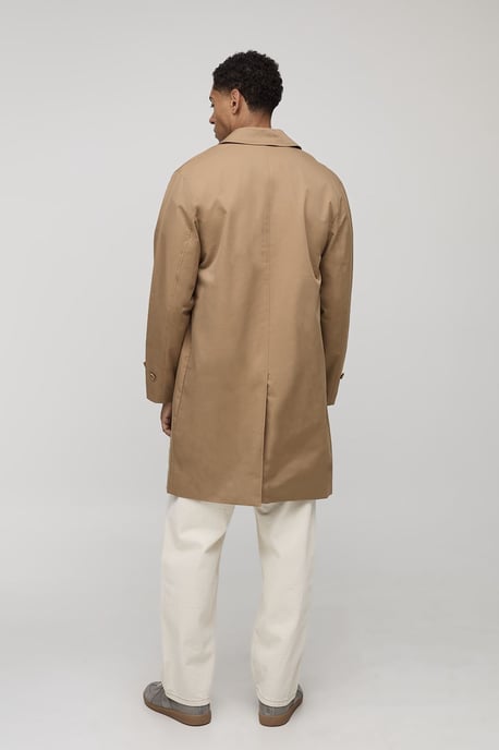 Regular Fit Mid Length Button Collared Mac - Image 2