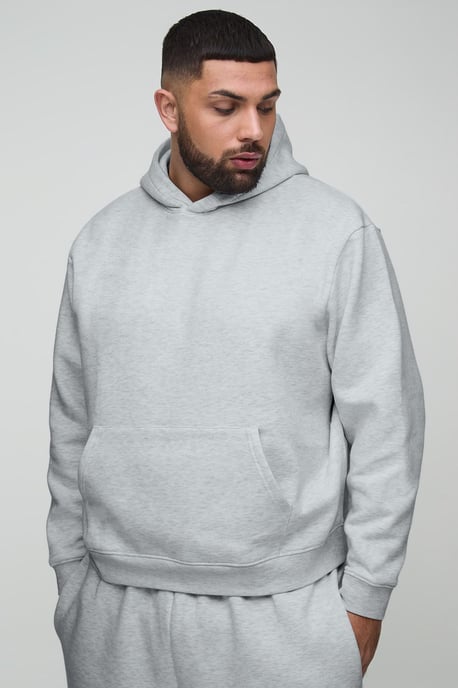 Plus Oversized Boxy Basic Hoodie - Image 1