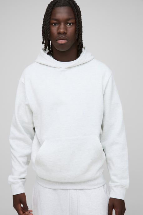 Basic Regular Fit Over the Head Hoodie - Image 1