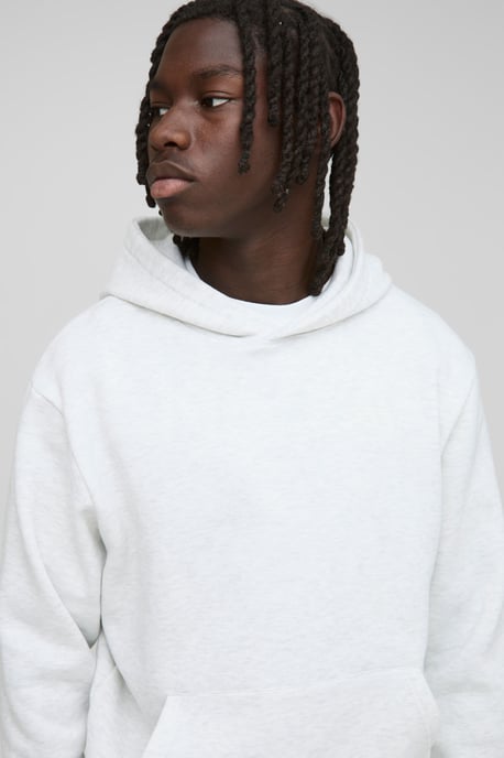 Basic Regular Fit Over the Head Hoodie - Image 3
