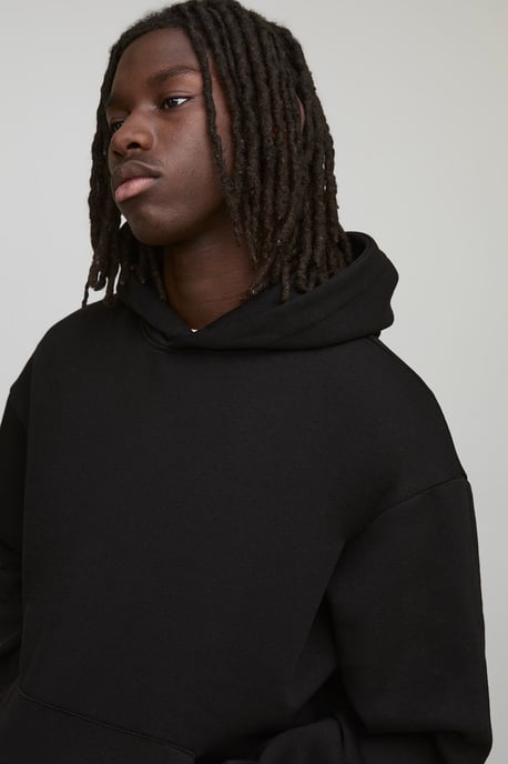 Basic Oversized Boxy Hoodie - Image 3