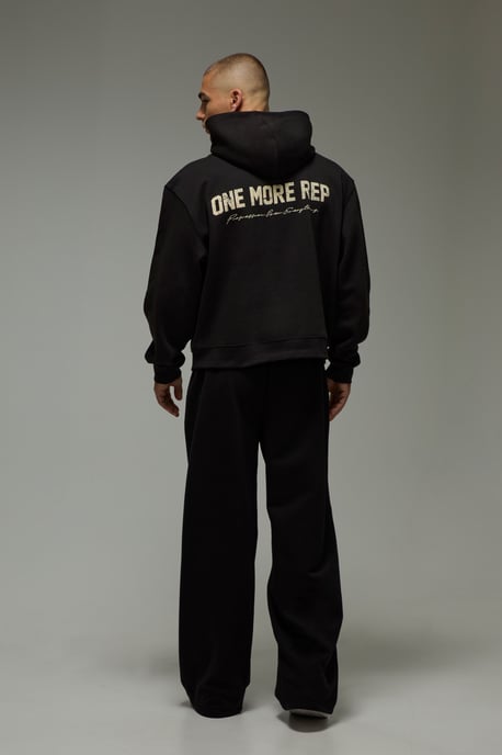 One More Rep Cracked Oversized Boxy Hoodie - Image 2