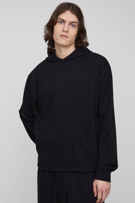 Tall L'Homme Embroidered Welt Pocket Hoodie - Image 1