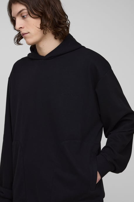 Tall L'Homme Embroidered Welt Pocket Hoodie - Image 3