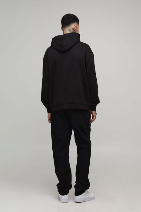Tall Oversized Nirvana License Print Hoodie - Image 2
