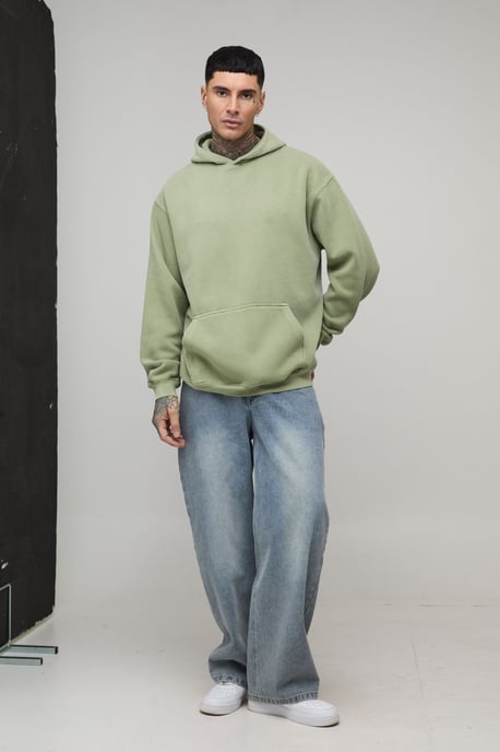 Tall Oversized Osaka Washed Printed Hoodie - Image 4