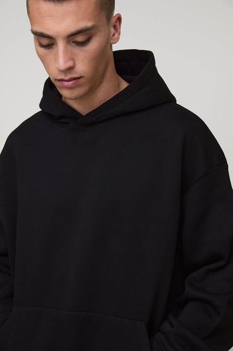 Basic Oversized Over the Head Hoodie - Image 3